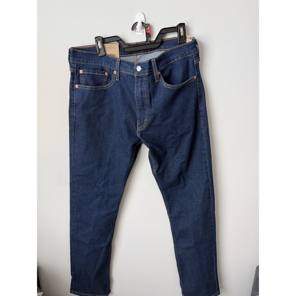 Levi's 513 Jeans Men’s Size 34 x 32 Blue Denim Wash Slim Straight Denim new